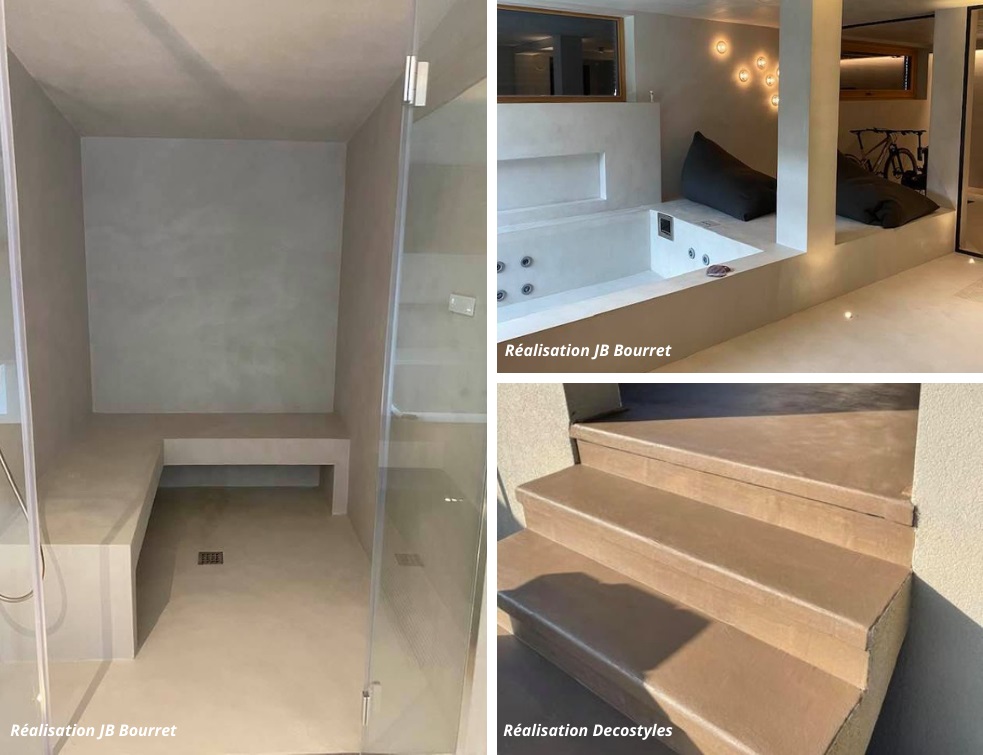 Les multiples utilisations de lenduit béton ciré Rouviere Collection